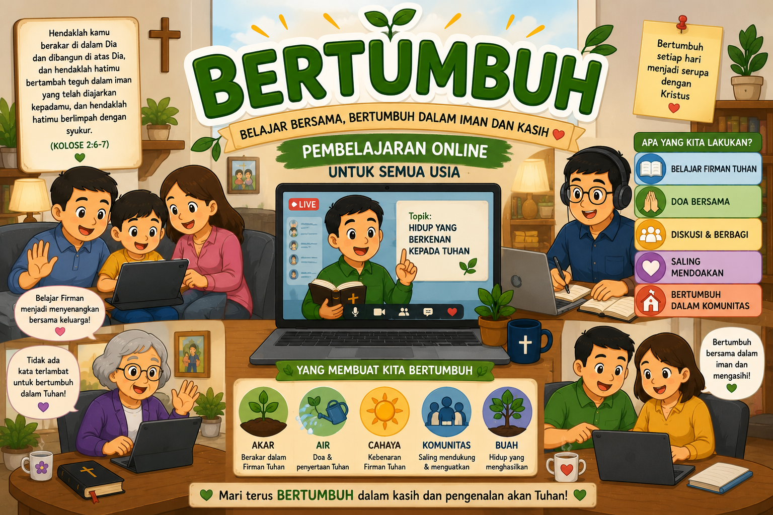bertumbuh